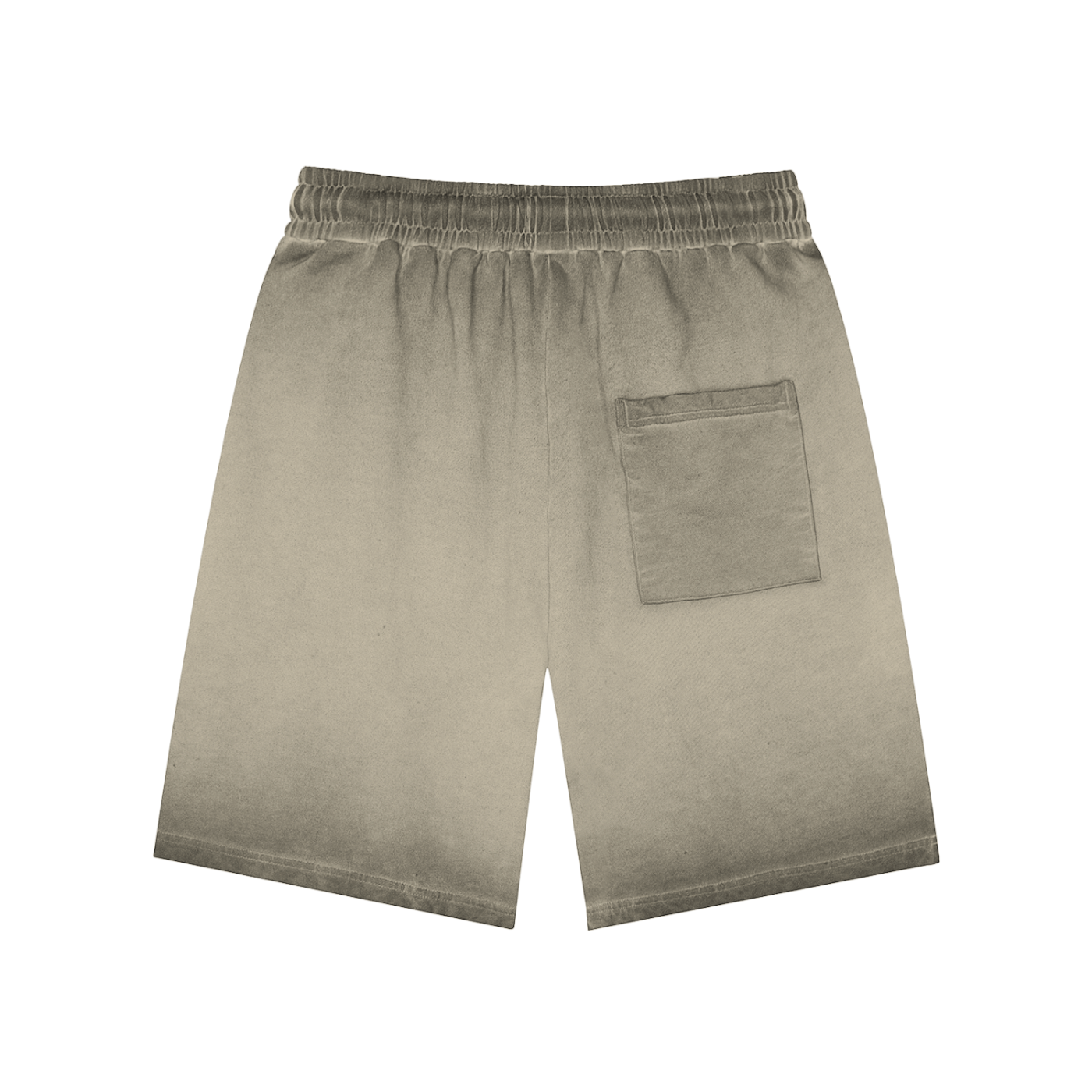 Reverse Dyed Scrambled Mind Torn Sweatshorts