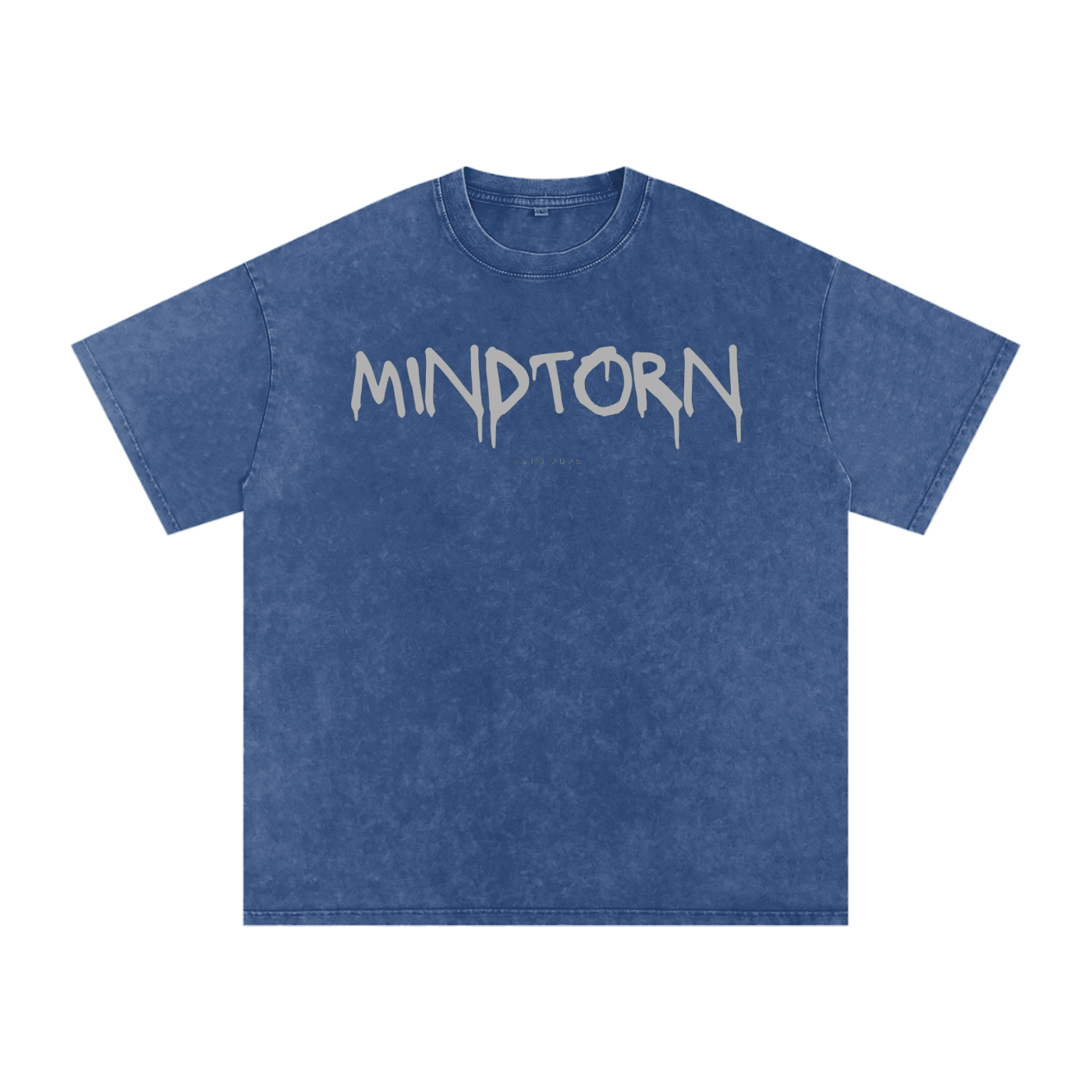 Acid Washed Mind Torn Oversize T-Shirt