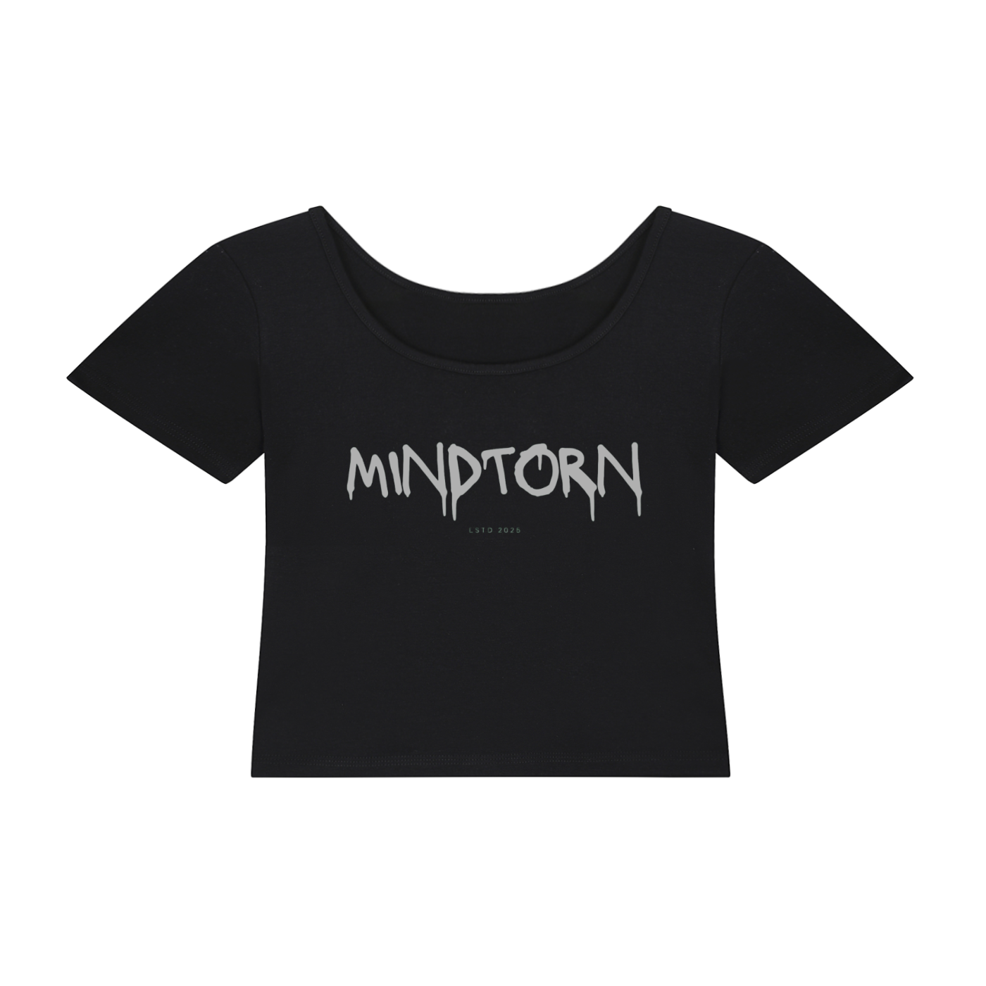 Essential Cotton Mind Torn Bodycon Crop Top