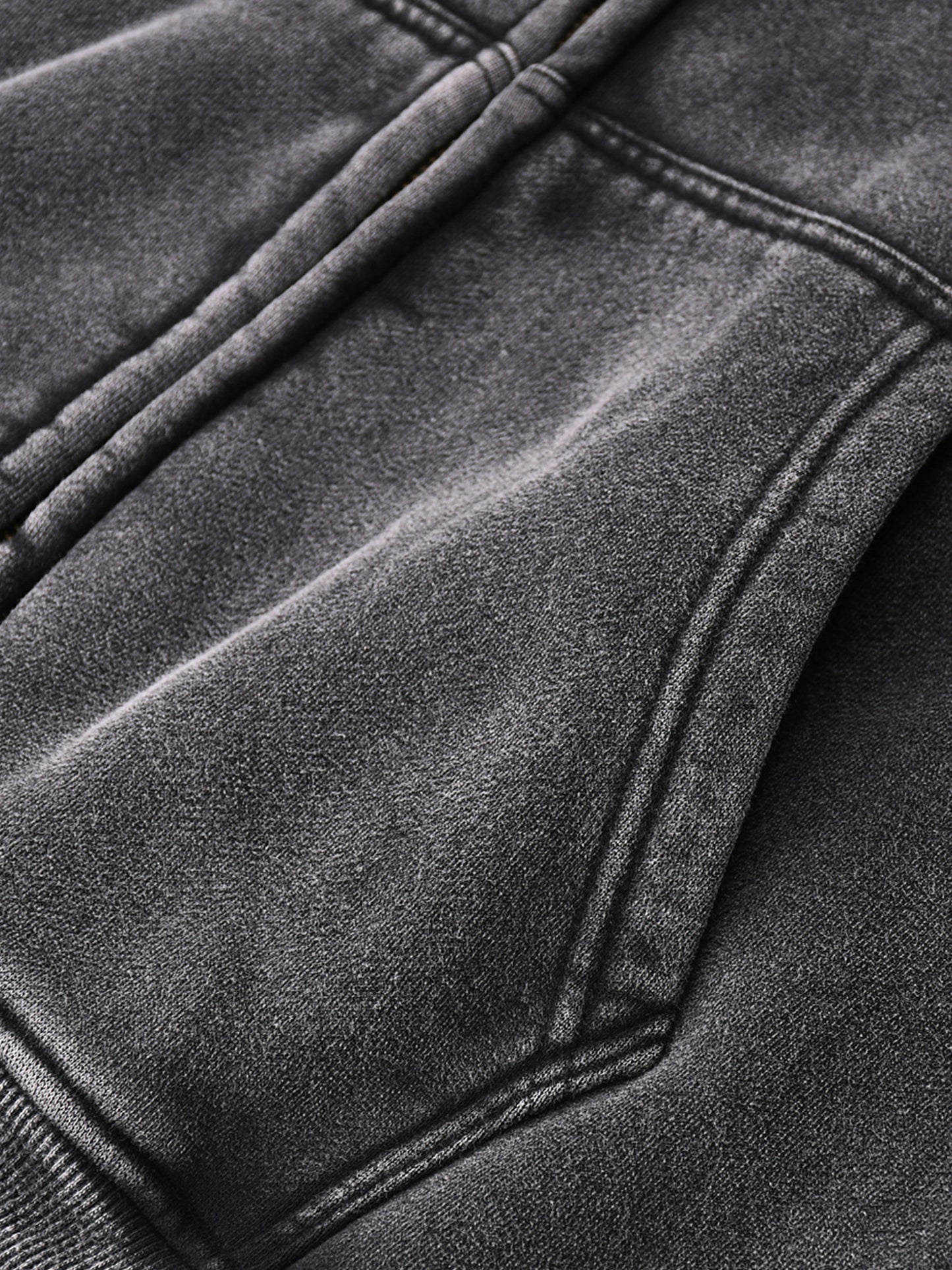 Zip-Through MindTorn Boxy Fleece Hoodie