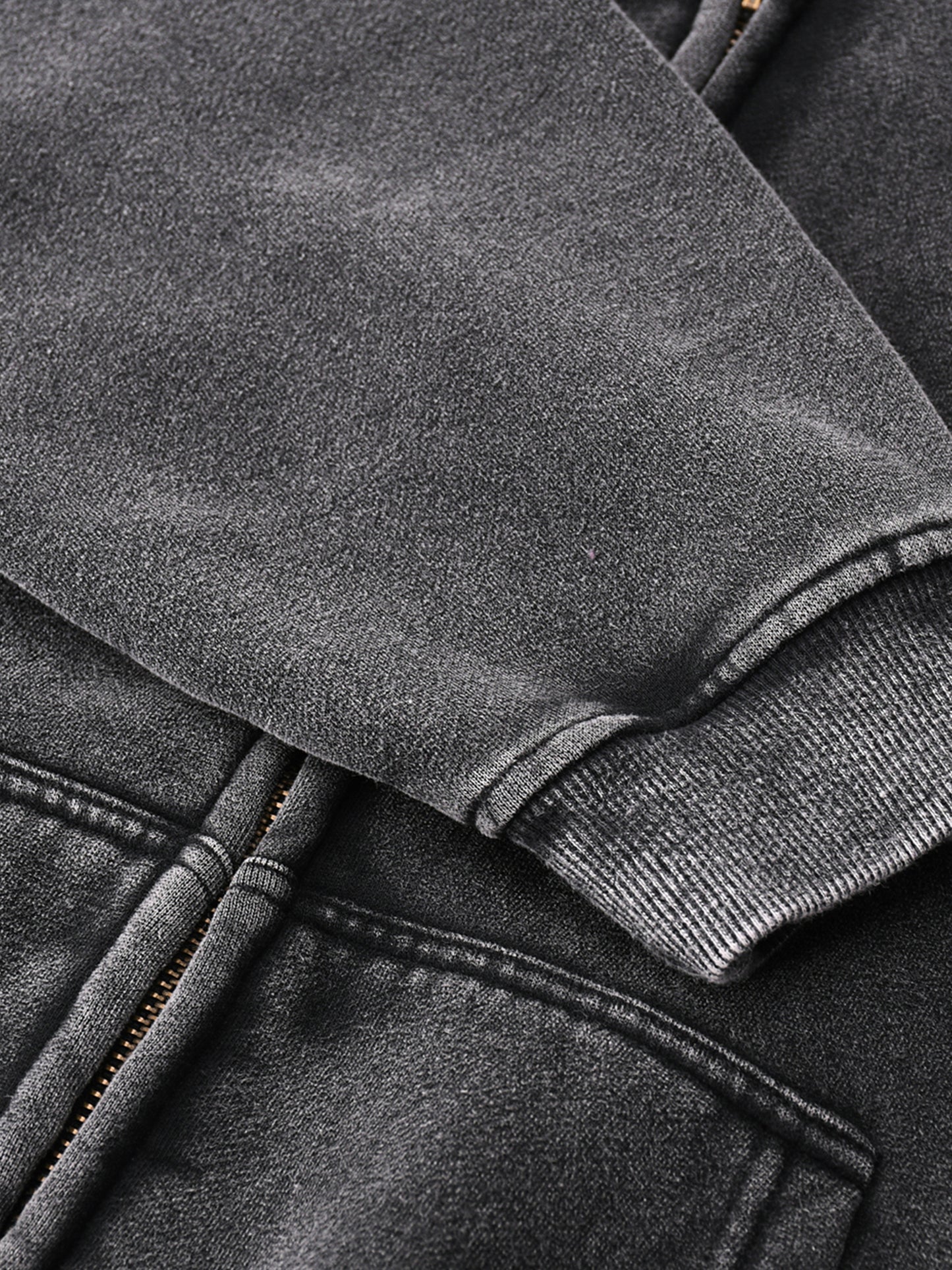 Zip-Through MindTorn Boxy Fleece Hoodie