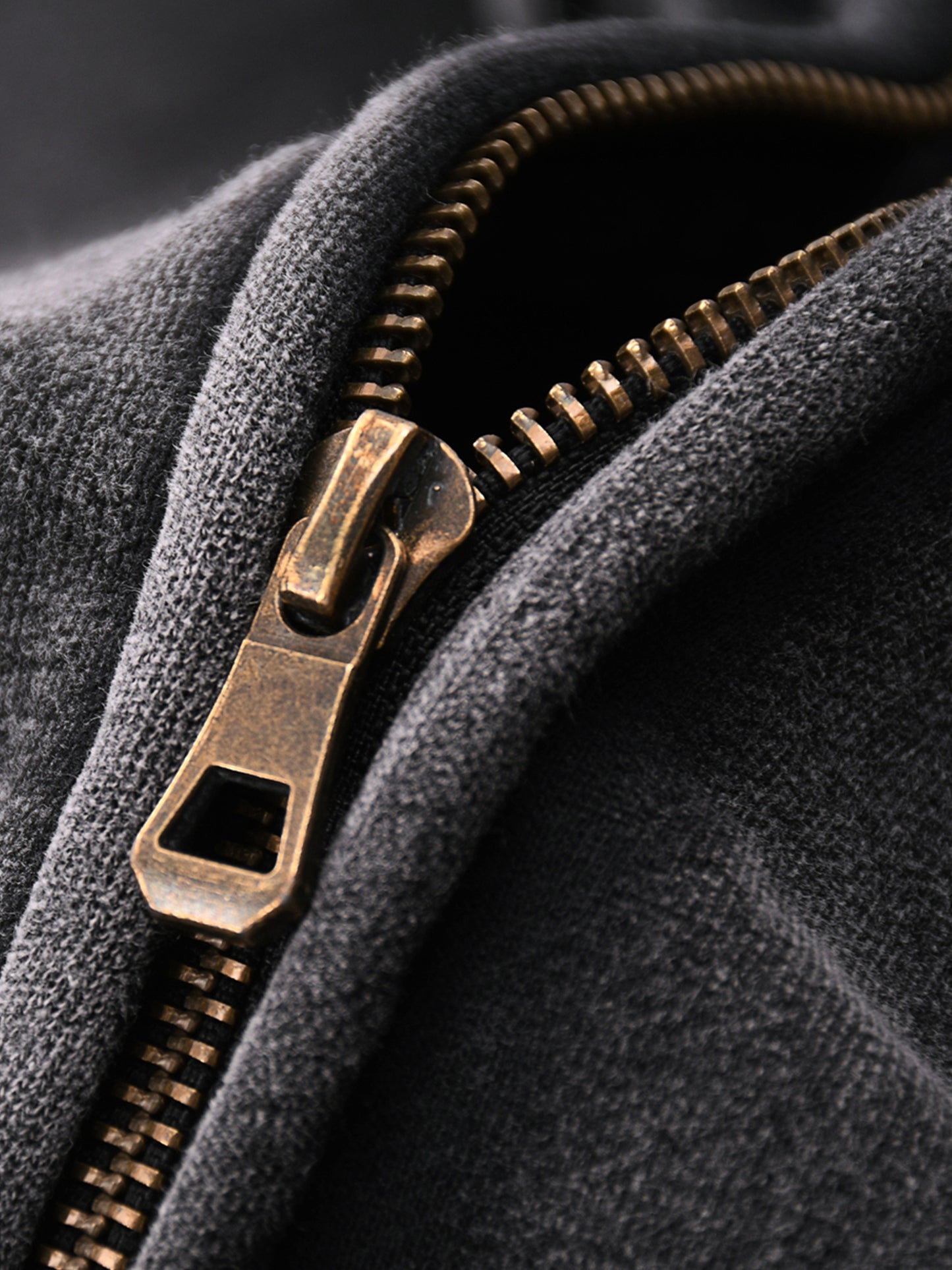 Zip-Through MindTorn Boxy Fleece Hoodie