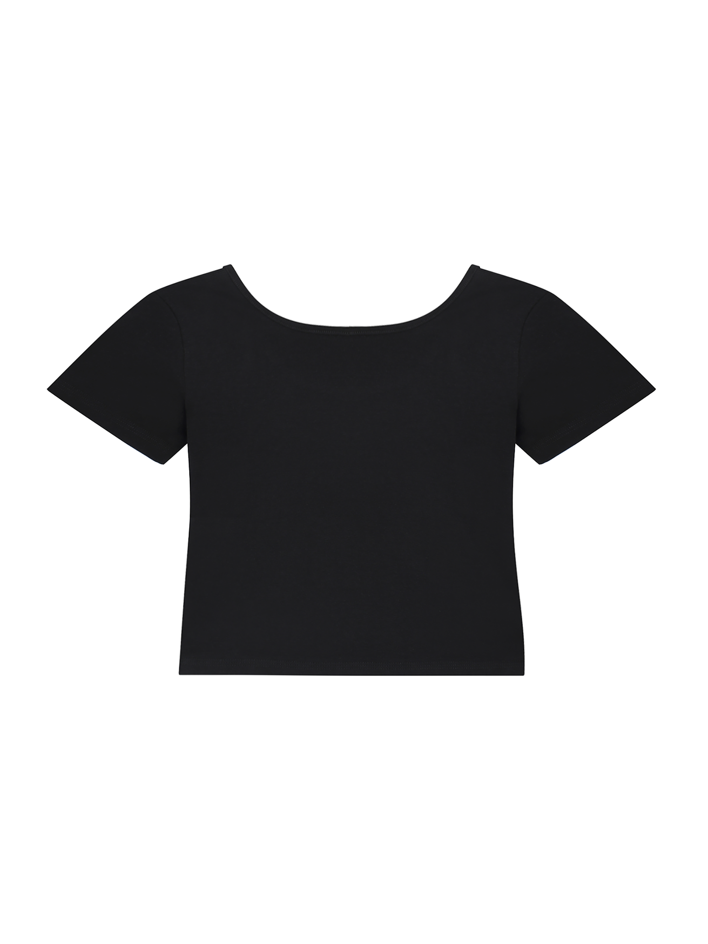Essential Cotton Mind Torn Bodycon Crop Top