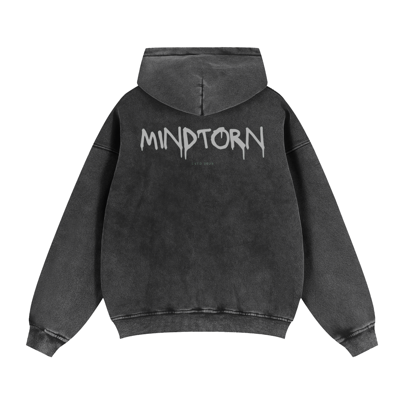 Zip-Through MindTorn Boxy Fleece Hoodie