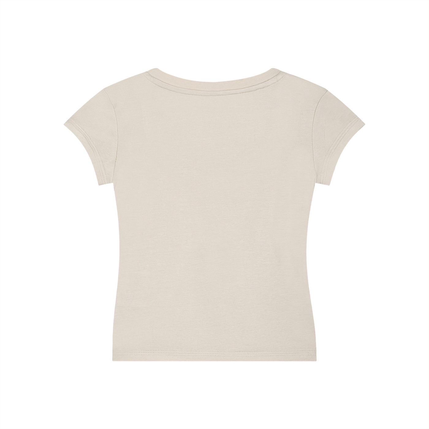 Essential Mind Torn V-Neck Bodycon T-Shirt