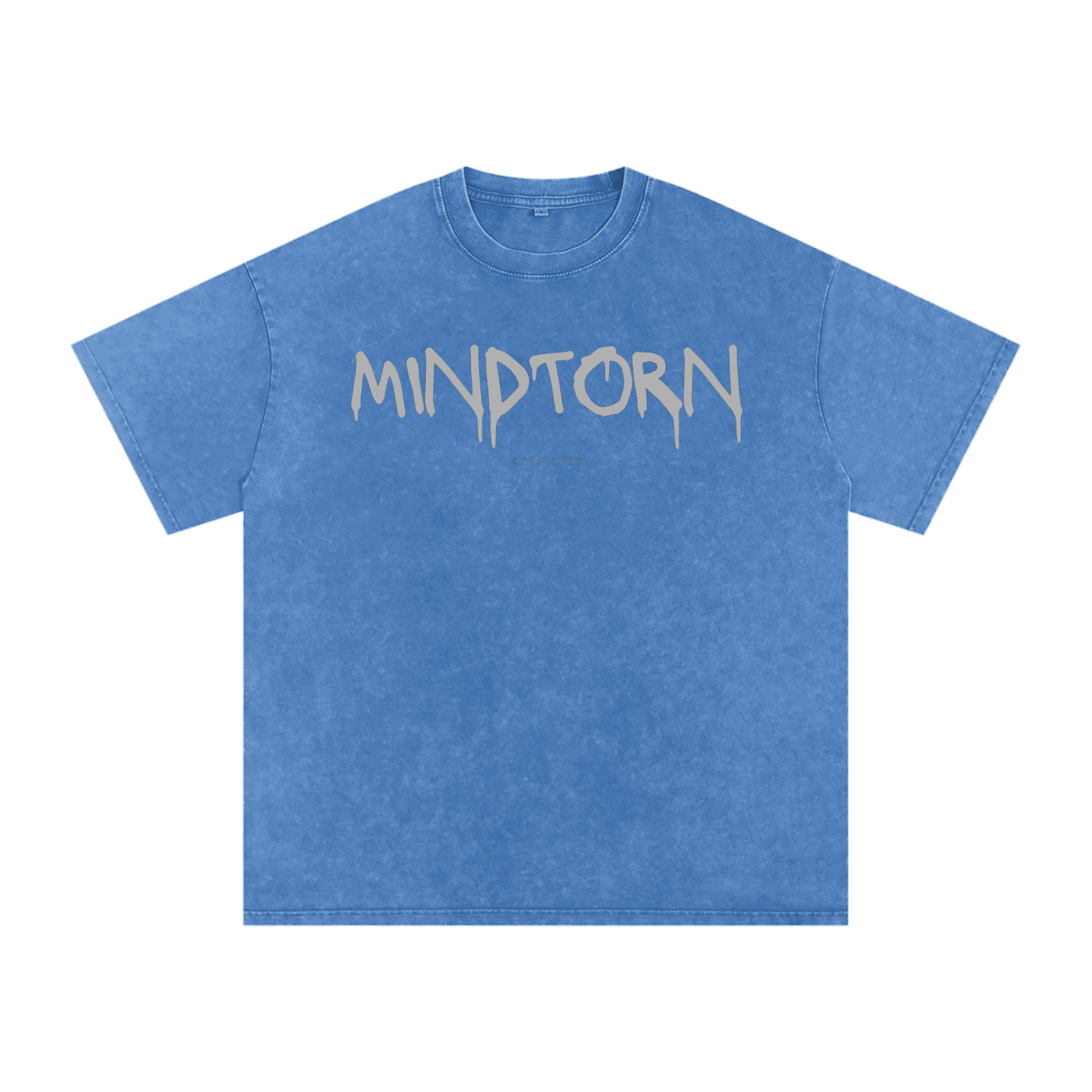 Acid Washed Mind Torn Oversize T-Shirt
