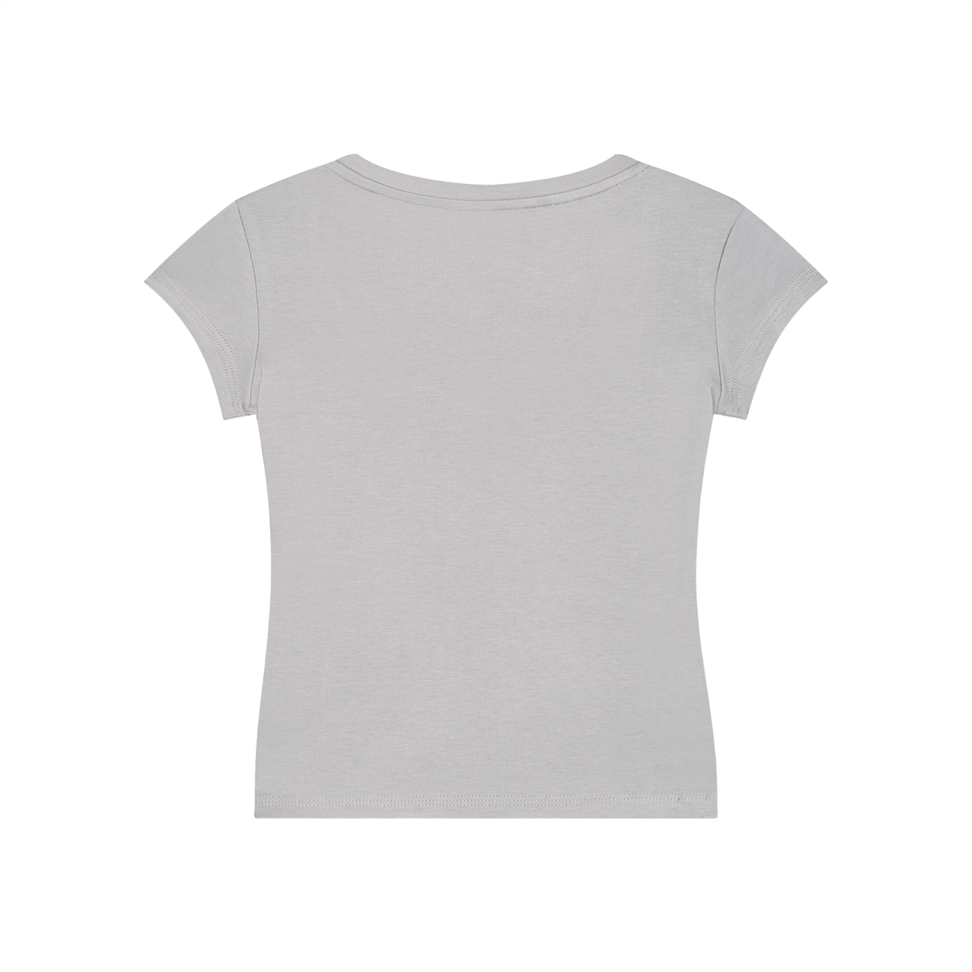 Essential Mind Torn V-Neck Bodycon T-Shirt