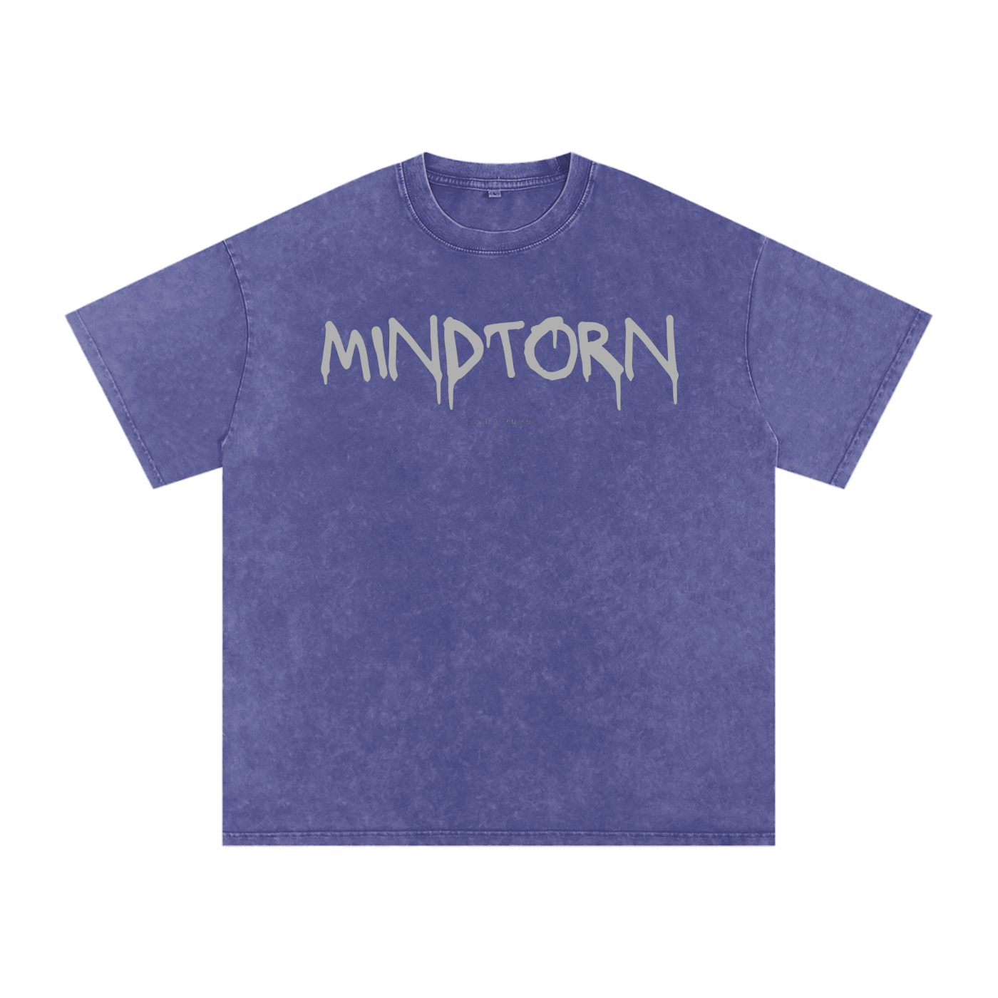 Acid Washed Mind Torn Oversize T-Shirt