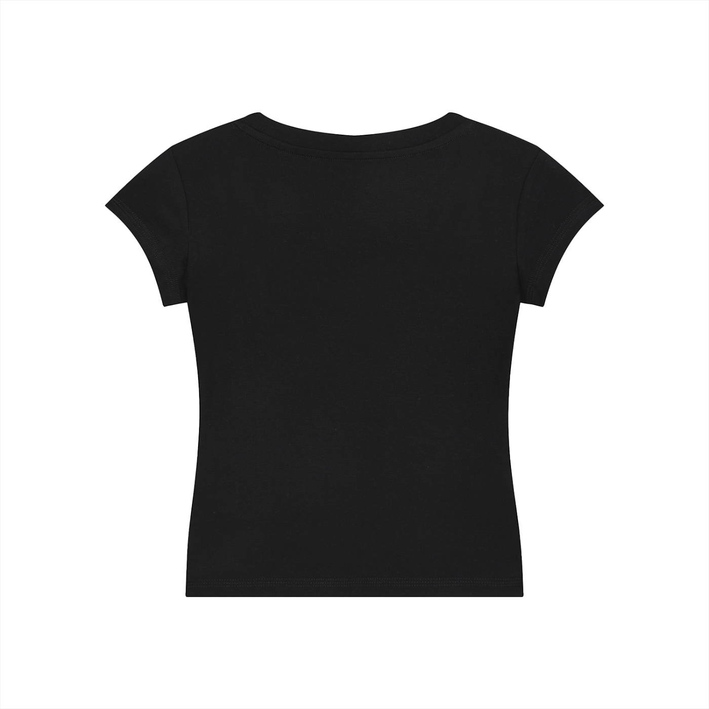 Essential Mind Torn V-Neck Bodycon T-Shirt